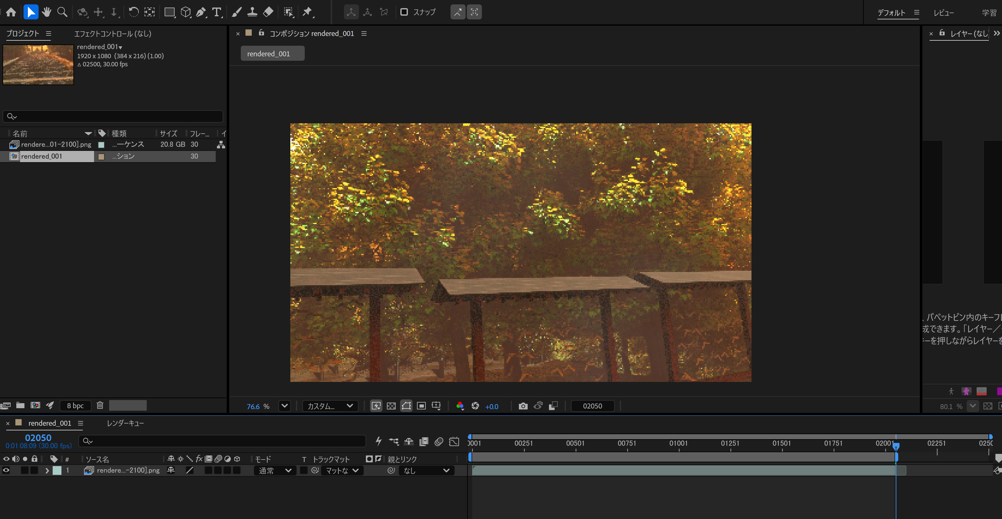 Adobe After Effects Working View