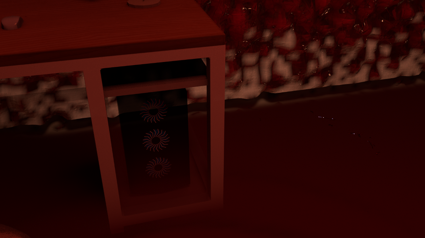 Desk — After Submersion Effect