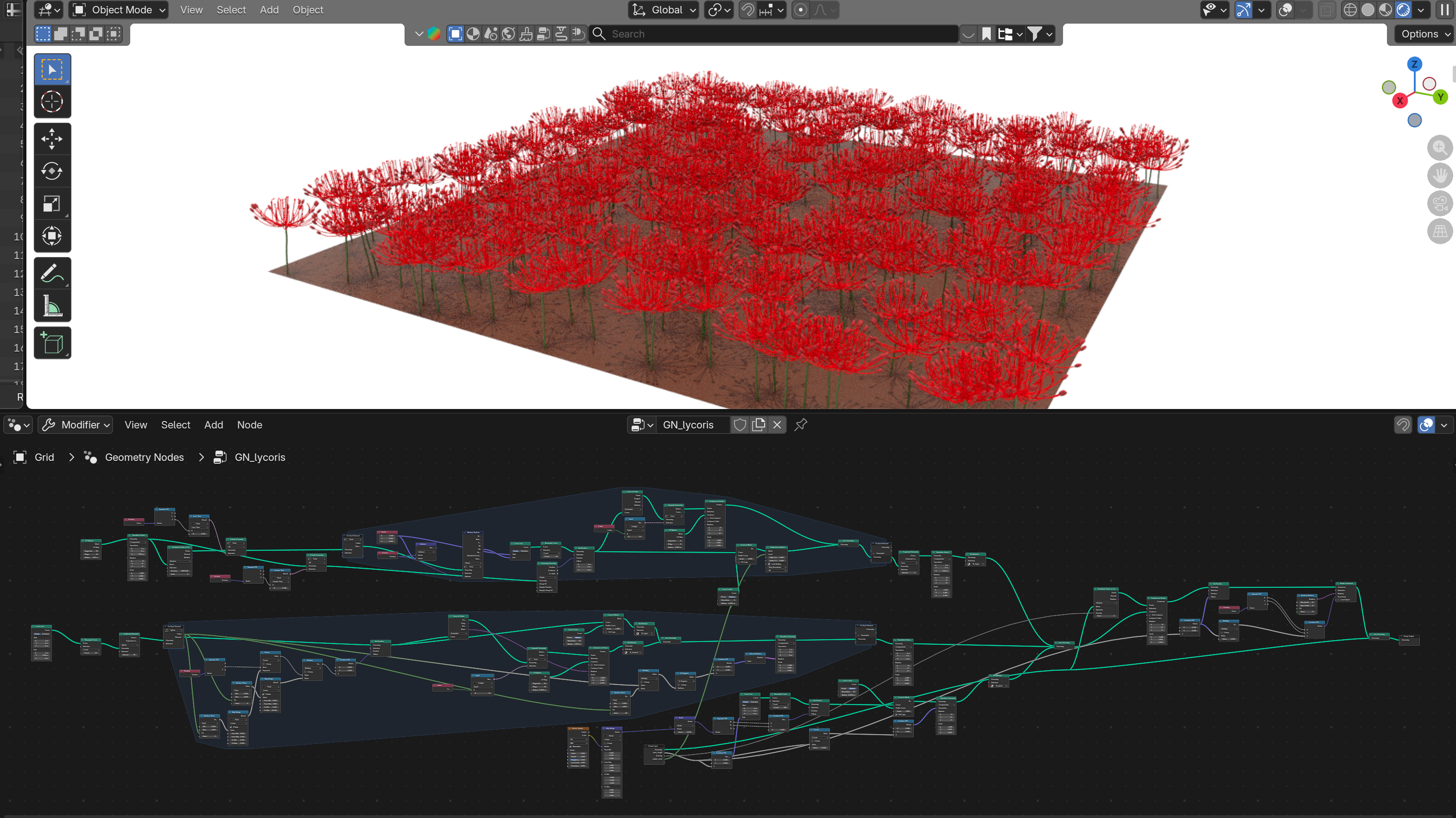 Spider Lily Generation Node