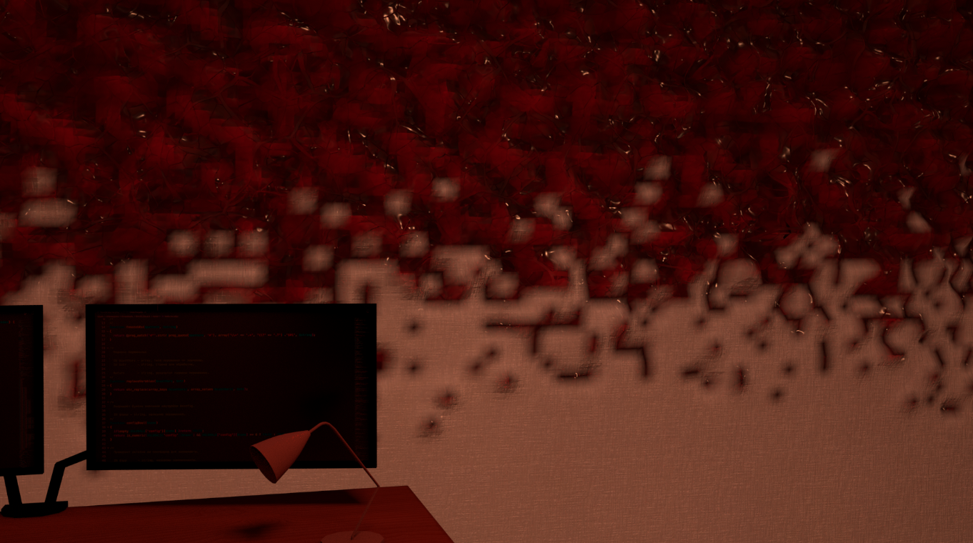 Room Scene — Compositing Complete