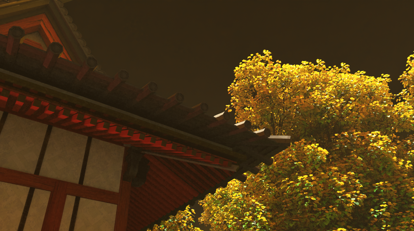 Shrine Roof — Raw Image