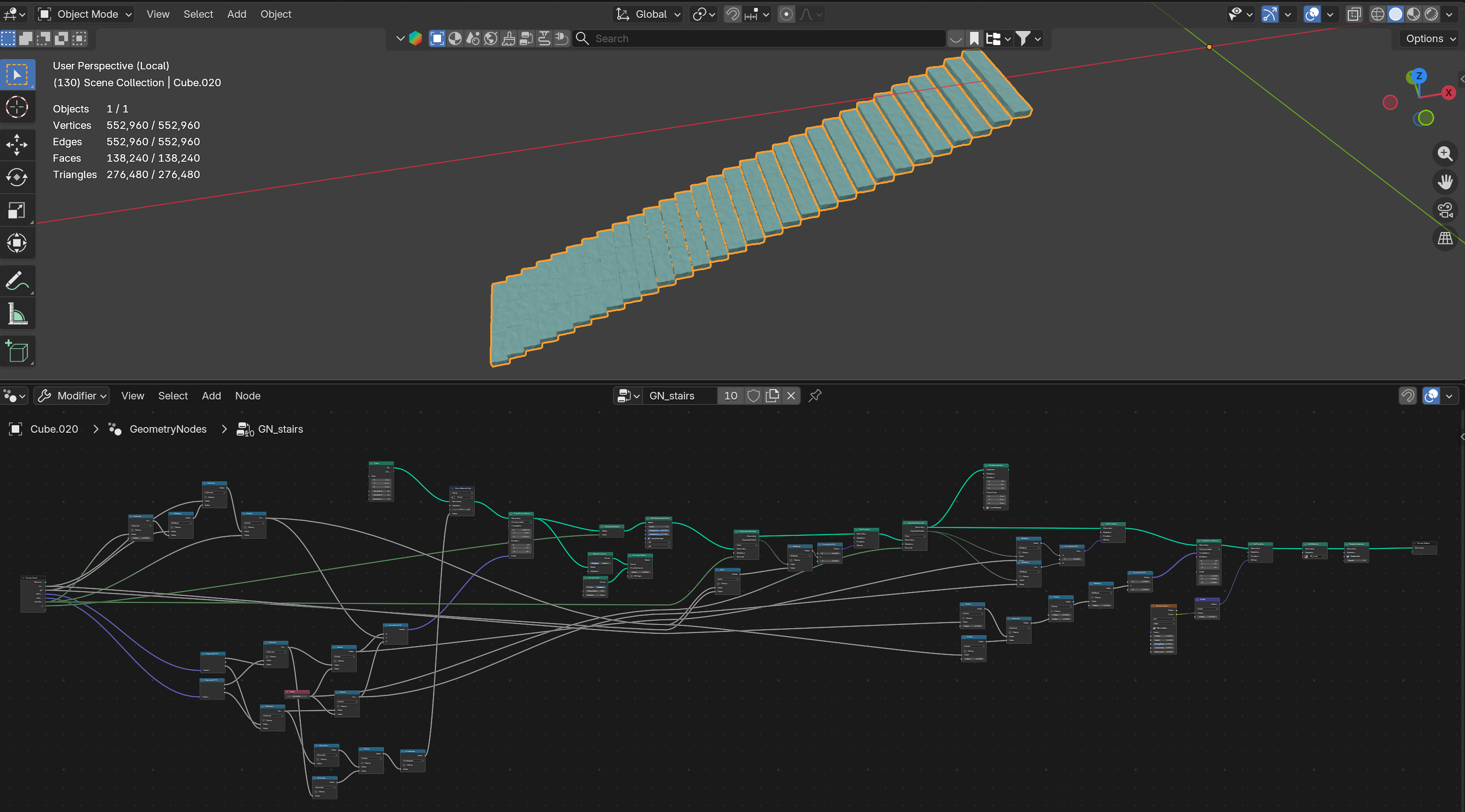 Staircase Generation Node